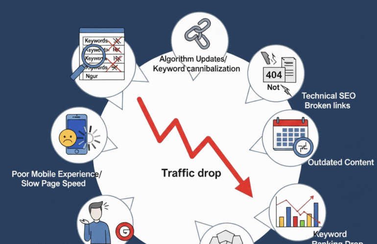 20 Most Common Reasons for Organic Traffic Drop