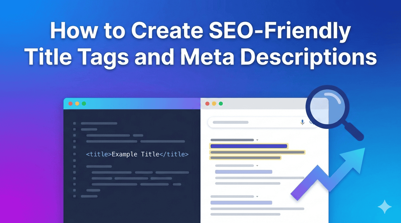 How to Create SEO-Friendly Title Tags and Meta Descriptions
